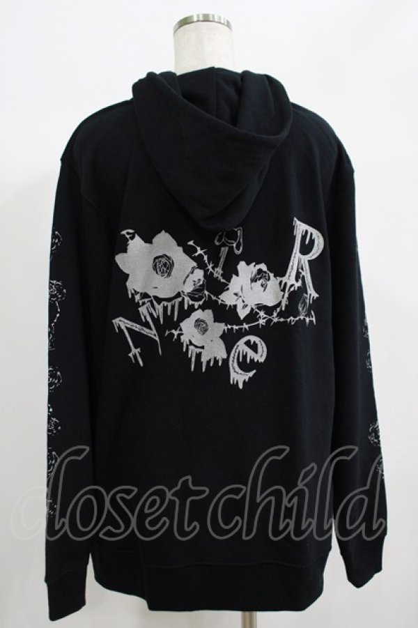 画像3: NieR Clothing / プリントプルパーカー  黒 H-25-06-24-045-PU-TO-KB-ZH (3)