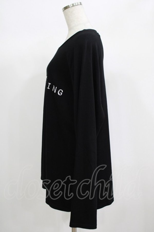画像2: NieR Clothing / COTTON LONG CUTSEW  黒 H-25-06-24-046-PU-TO-KB-ZH (2)