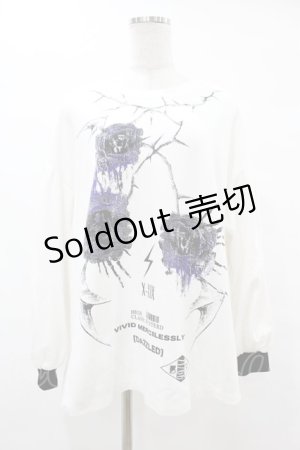 画像: SEX POT ReVeNGe / プリントSWEAT  M 白 H-25-06-24-1041-SP-TO-KB-ZH