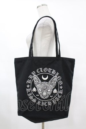 画像: KRY CLOTHING / トートバッグ  黒 H-25-06-24-1048-EL-BG-KB-ZH