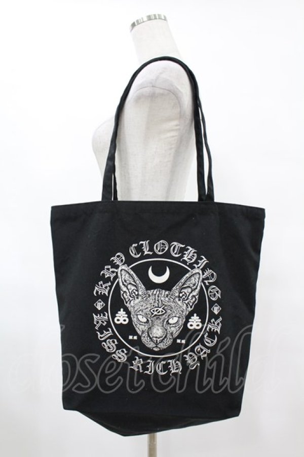 画像1: KRY CLOTHING / トートバッグ  黒 H-25-06-24-1048-EL-BG-KB-ZH (1)