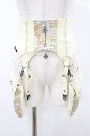 画像: Ozz oneste / フラップポケット付コルセット  アイボリー H-25-06-24-1050-OO-ZA-KB-ZH