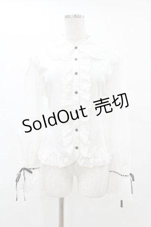 画像: PUTUMAYO / コットンレース丸襟ブラウス  白 H-25-06-24-1029-PT-BL-KB-ZH