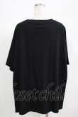 画像3: NieR Clothing / 刺繍COTTON CUTSEW  黒 H-25-06-24-052-PU-TO-KB-ZH (3)