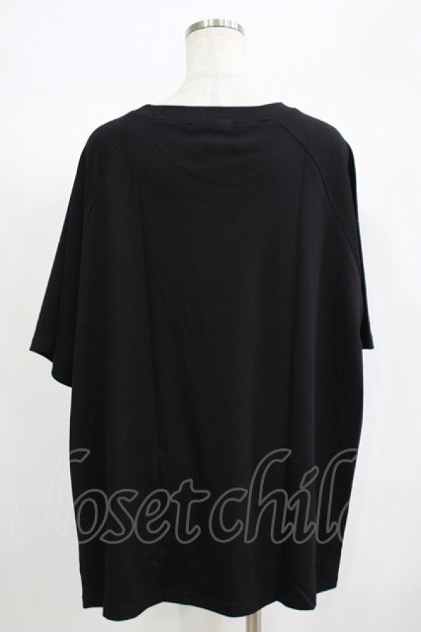 画像3: NieR Clothing / 刺繍COTTON CUTSEW  黒 H-25-06-24-052-PU-TO-KB-ZH (3)