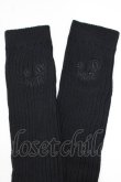 画像2: NieR Clothing / 刺繍リブニットカバー  黒 H-25-06-24-063-PU-ZA-KB-ZH (2)