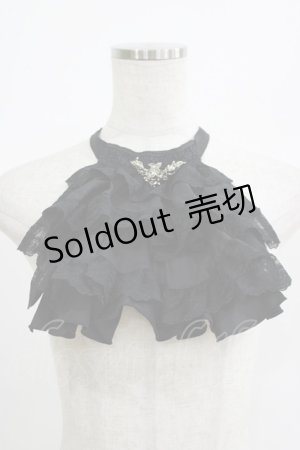 画像: Sheglit / "Victorian"ローズジャボ  黒 H-25-06-24-064-EL-ZA-KB-ZH