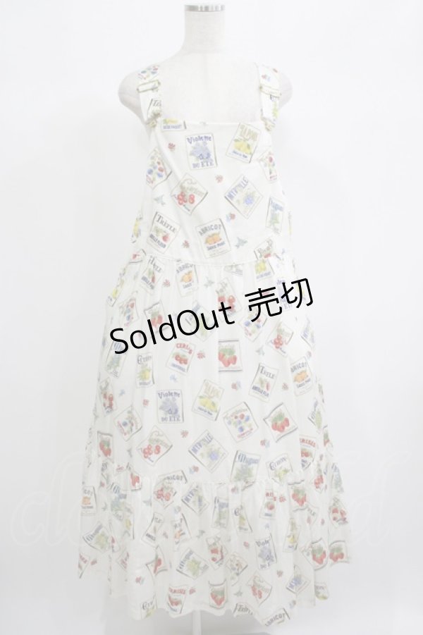 画像1: Jane Marple / My favorite labelsサロペットスカート  オフ H-25-06-25-032-JM-OP-KB-ZH (1)