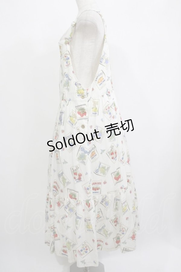 画像2: Jane Marple / My favorite labelsサロペットスカート  オフ H-25-06-25-032-JM-OP-KB-ZH (2)