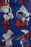 画像4: Jane Marple / Pieces of musicランタンスリーブドレス  ライトネイビー H-25-06-25-041-JM-OP-KB-ZH (4)