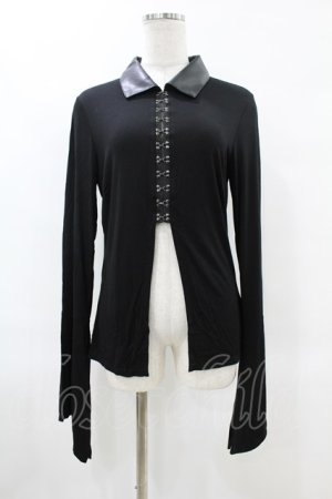 画像: KILL STAR / VAMP FATALE SHIRT M ブラック H-25-06-25-1055-SL-TO-KB-ZH