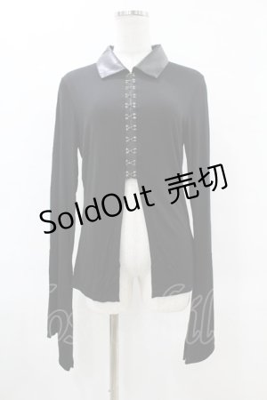 画像: KILL STAR / VAMP FATALE SHIRT M ブラック H-25-06-25-1055-SL-TO-KB-OS