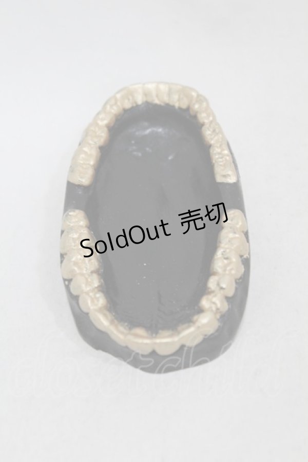 画像2: THE BLACKENED TEETH / Teeth Trinket Tray  ブラック H-25-06-25-1007-0-ZA-KB-ZT-W004 (2)