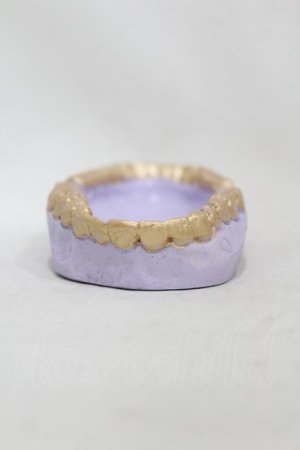 画像: THE BLACKENED TEETH / Teeth Trinket Tray  ラベンダー H-25-06-25-1008-0-ZA-KB-ZH