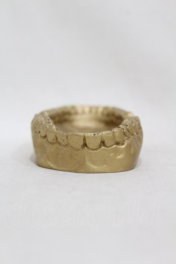 画像1: THE BLACKENED TEETH / Teeth Trinket Tray  ゴールド H-25-06-25-1009-0-ZA-KB-ZH (1)