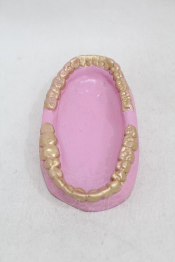 画像2: THE BLACKENED TEETH / Teeth Trinket Tray  ピンク H-25-06-25-1010-0-ZA-KB-ZH (2)