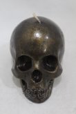 画像1: THE BLACKENED TEETH / Skull Candle  ゴールド H-25-06-25-1014-0-ZA-KB-ZH (1)
