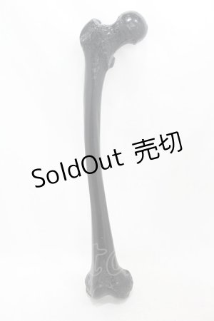 画像: THE BLACKENED TEETH / Femur Bone Wall Hanging  ブラック H-25-06-25-1002-0-ZA-KB-ZH