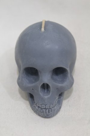 画像: THE BLACKENED TEETH / Skull Candle  グレー H-25-06-25-1016-0-ZA-KB-ZH