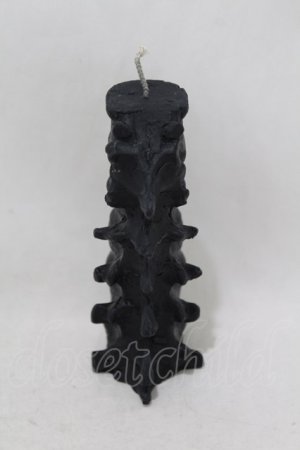 画像: THE BLACKENED TEETH / Spine Candle  ブラック H-25-06-25-1022-0-ZA-KB-ZH