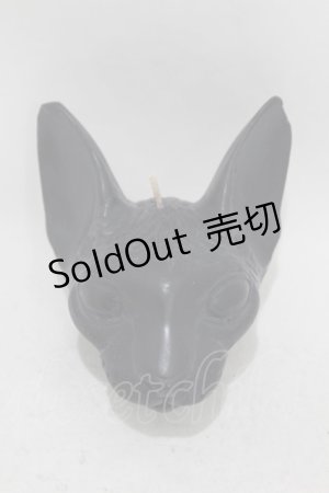 画像: THE BLACKENED TEETH / Sphynx Candle  ブラック H-25-06-25-1024-0-ZA-KB-ZT-W003