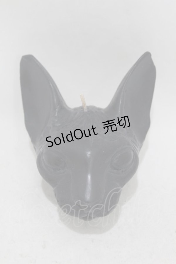 画像1: THE BLACKENED TEETH / Sphynx Candle  ブラック H-25-06-25-1024-0-ZA-KB-ZT-W003 (1)