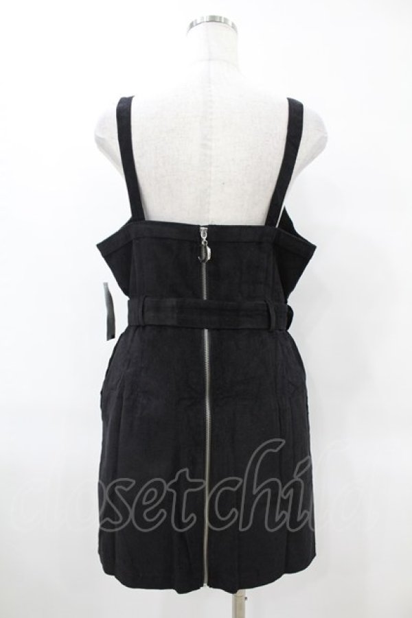 画像2: Restyle / CORDUROY CRESCENT DRESS L ブラック H-25-06-25-1034-GO-OP-KB-ZH (2)