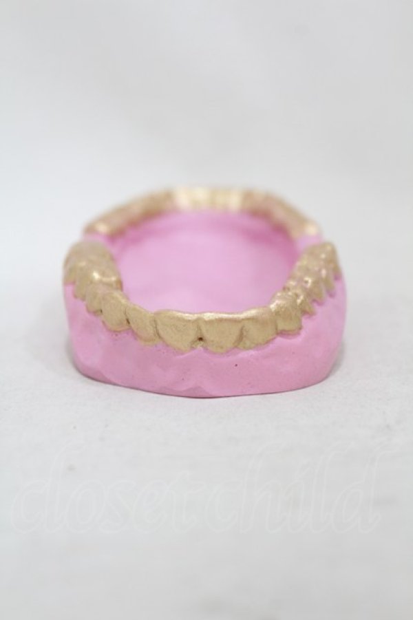 画像1: THE BLACKENED TEETH / Teeth Trinket Tray  ピンク H-25-06-25-1005-0-ZA-KB-ZH (1)