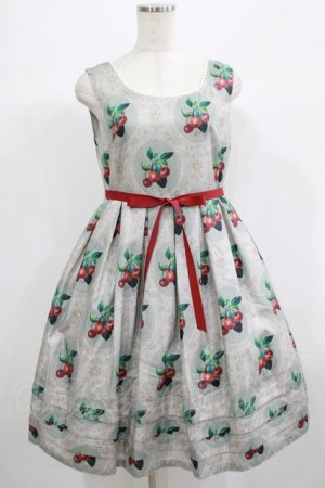 画像: Leur Getter / Cherry Laceノースリーブワンピース M ミント H-25-06-25-006-LU-OP-KB-ZH
