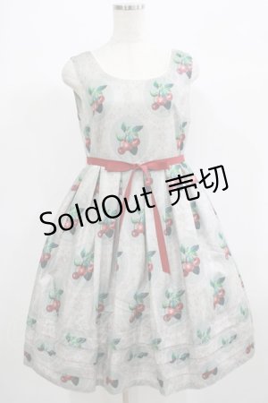 画像: Leur Getter / Cherry Laceノースリーブワンピース M ミント H-25-06-25-006-LU-OP-KB-ZH