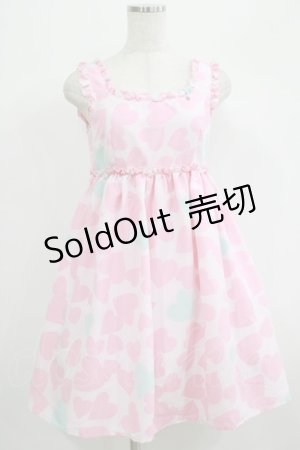画像: MILK / ロックンハートベビードール  ピンク×サックス H-25-06-25-056-ML-OP-KB-ZH