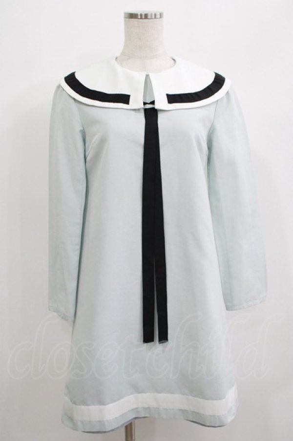 画像1: MILK / Sailor Dollワンピース  サックス H-25-06-25-065-ML-OP-KB-ZH (1)