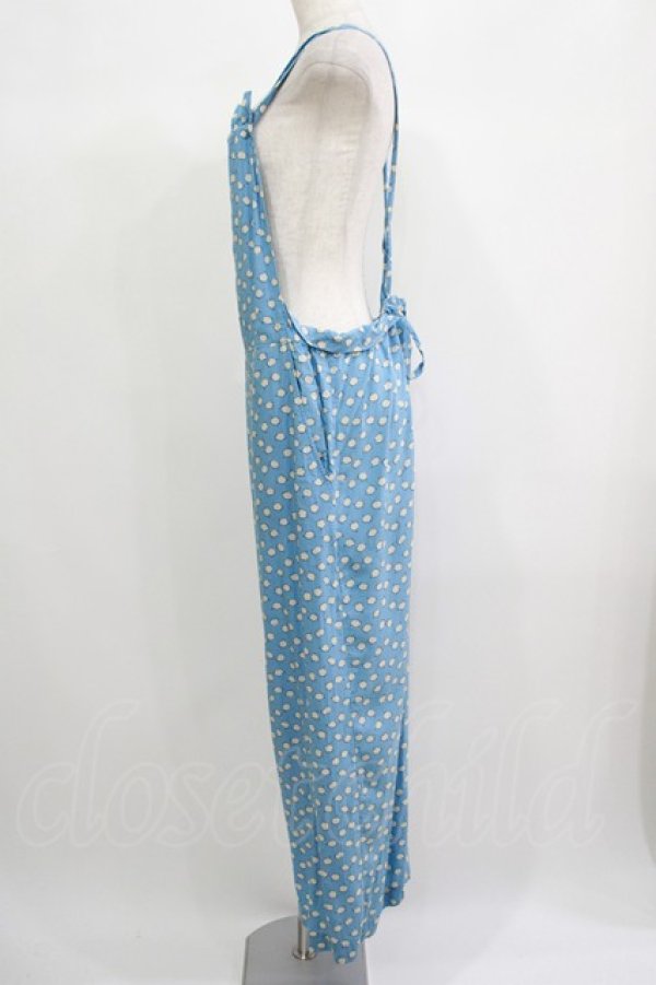 画像2: Jane Marple Dans Le Salon / Lily of the valleyサロペットパンツ  ブルーグレー H-25-06-25-069-JM-PA-KB-ZH (2)