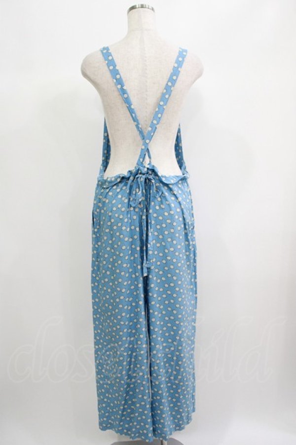 画像3: Jane Marple Dans Le Salon / Lily of the valleyサロペットパンツ  ブルーグレー H-25-06-25-069-JM-PA-KB-ZH (3)