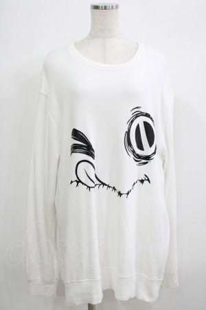 画像: NieR Clothing / プリントSWEAT  2XL 白 H-25-06-25-074-PU-TO-KB-ZH