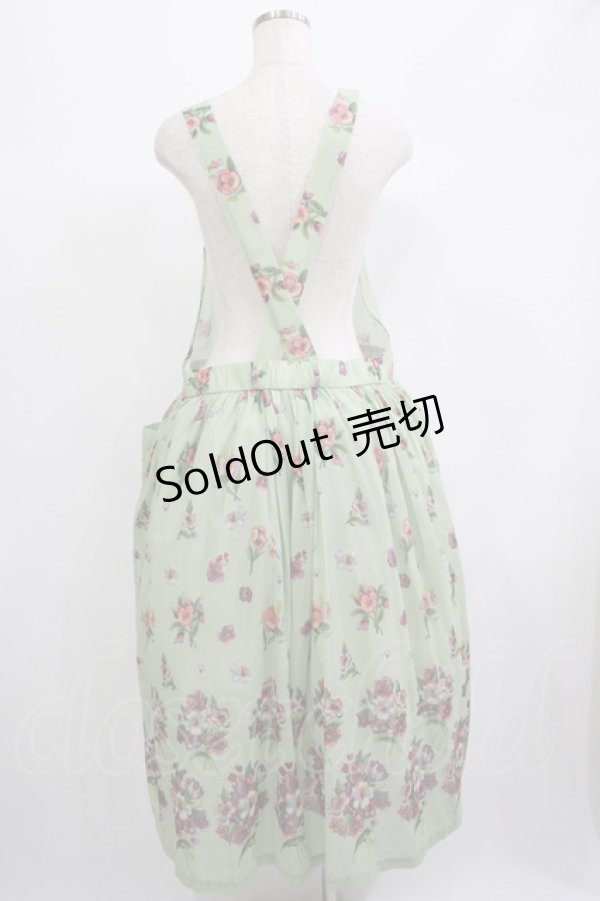 画像3: Jane Marple Dans Le Salon / Viola gardenエプロンドレス  ミント H-25-12-15-1002-JM-OP-KB-ZT032 (3)