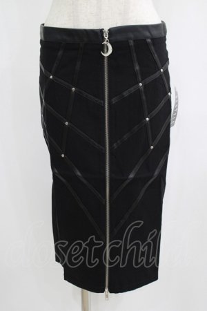 画像: Restyle / BONDED TO THE MOON SKIRT M ブラック H-25-06-26-029-GO-SK-KB-ZH