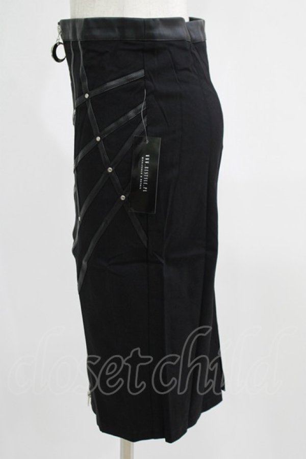 画像2: Restyle / BONDED TO THE MOON SKIRT S ブラック H-25-06-26-031-GO-SK-KB-ZH (2)