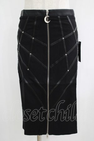 画像: Restyle / BONDED TO THE MOON SKIRT S ブラック H-25-06-26-033-GO-SK-KB-ZH