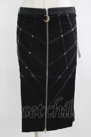 画像: Restyle / BONDED TO THE MOON SKIRT S ブラック H-25-06-26-035-GO-SK-KB-ZH