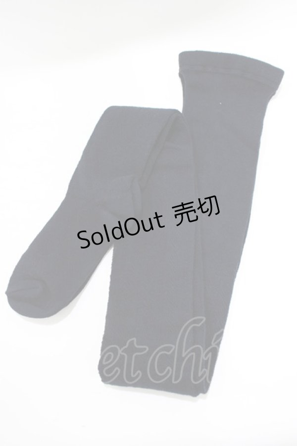 画像1: Jane Marple / クロッシュレースタイツ  ブラック H-25-06-26-050-JM-ZA-KB-ZH (1)