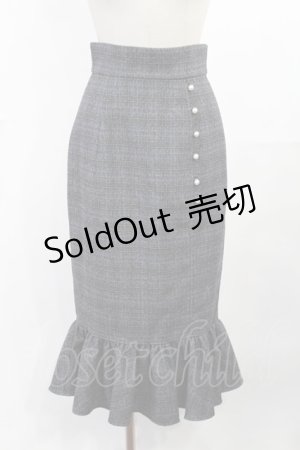 画像: EATME / パールボタンマーメイドスカート S MIX H-25-06-26-1028-LO-SK-NS-ZH