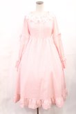 画像1: Cherirulu Chocola / 襟レースフリルワンピース S ピンク H-25-06-26-1033-LO-OP-NS-ZH (1)
