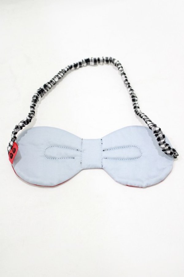 画像2: ネバアランド / たぬきねいりアイマスク - 赤 H-25-06-26-062-LO-AC-KB-ZH (2)