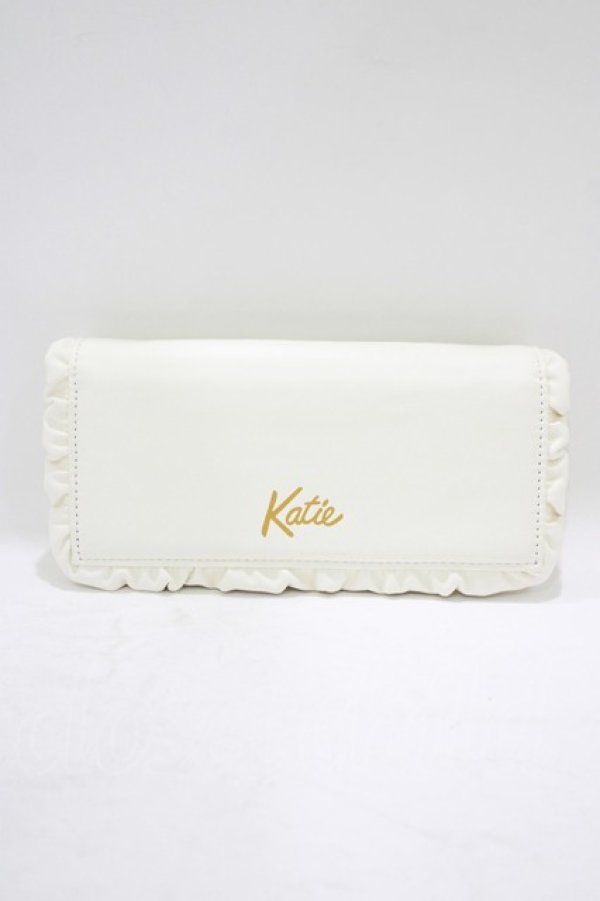 画像1: Katie / FRILL wallet  ホワイト H-25-06-26-071-LO-ZA-KB-ZH (1)