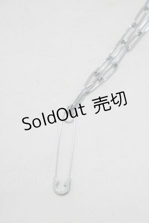画像: NieR Clothing / NieR PIN NECKLACE  シルバー H-25-06-26-073-PU-AC-KB-ZH