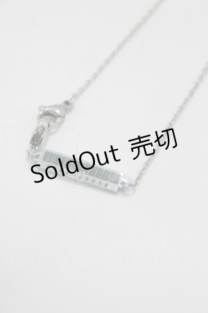 画像: NieR Clothing / PLATE NECKLACE  シルバー H-25-06-26-074-PU-AC-KB-ZH