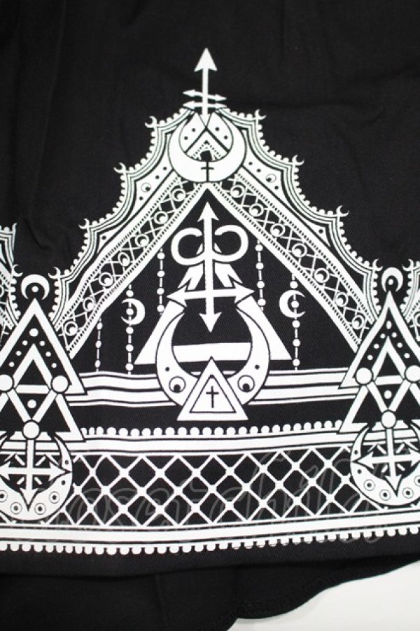 画像3: Restyle / HENNA SKIRT XL ブラック×ホワイト H-25-10-24-023-GO-SK-KB-ZH (3)