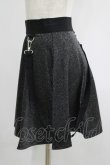 画像2: KILL STAR / Studio 666 Skater Skirt XS グリッターブラック H-25-06-27-1029-SL-SK-KB-ZH (2)