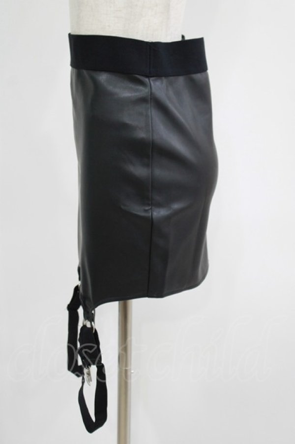画像2: KILL STAR / Cassandra PU Mini Skirt S 黒 H-25-06-27-1032-SL-SK-KB-ZH (2)